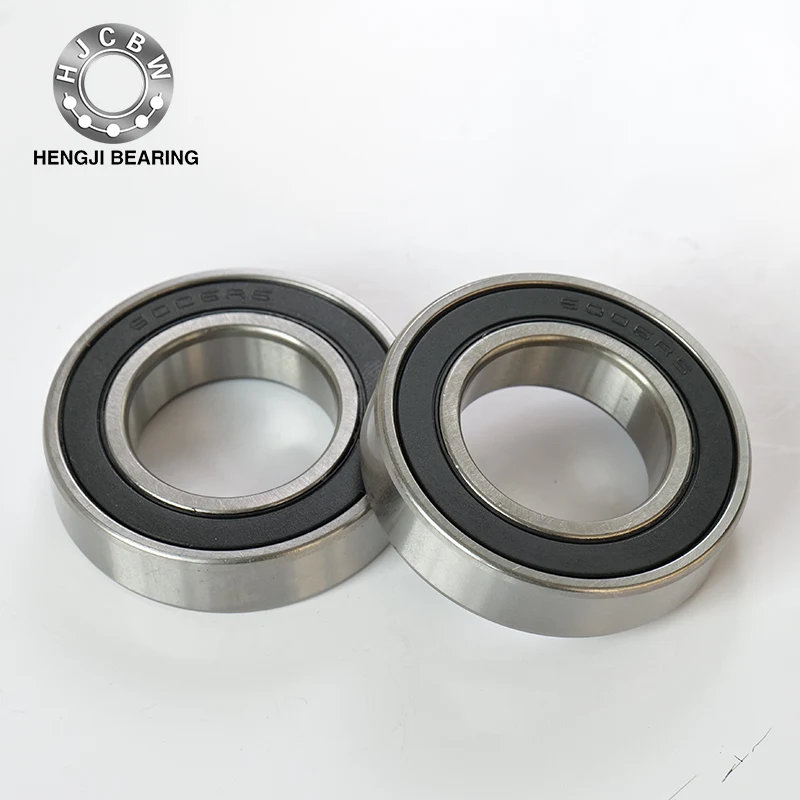 6006rs solong hilera malalim na groove ball bearings na may pagpuno ng mga puwang