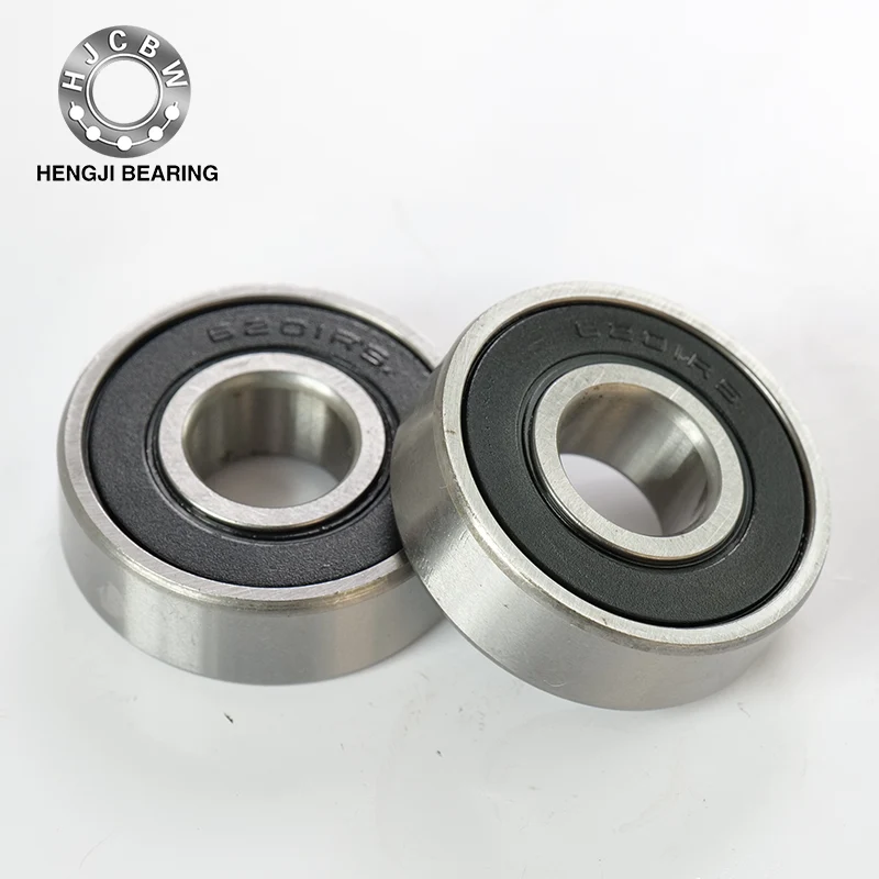 6201rs Malalim na Groove Ball Bearings na may isang Snap Ring Groove