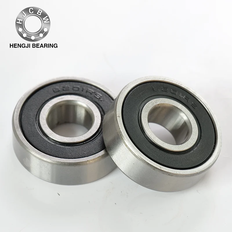 6201rs solong hilera malalim na groove ball bearings na may pagpuno ng mga puwang