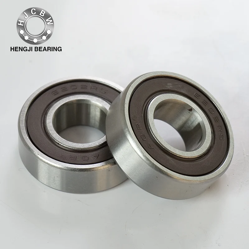 6202rs Malalim na Groove Ball Bearings na may isang Snap Ring Groove