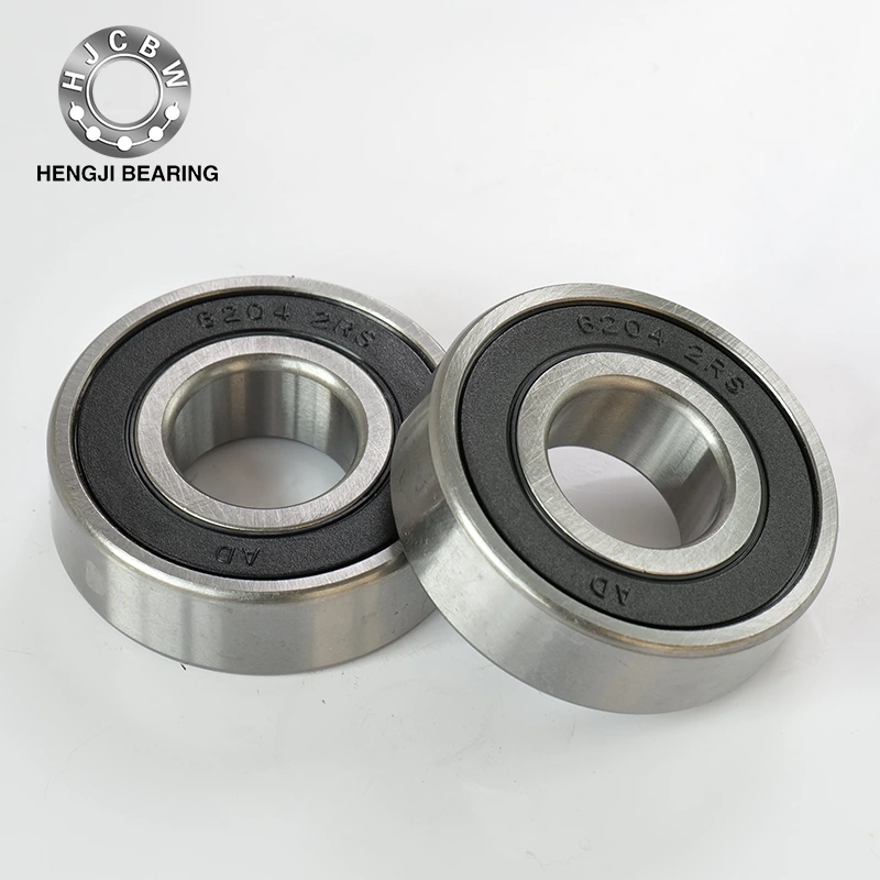 6204 2rs malalim na mga bearings ng bola na may kalasag