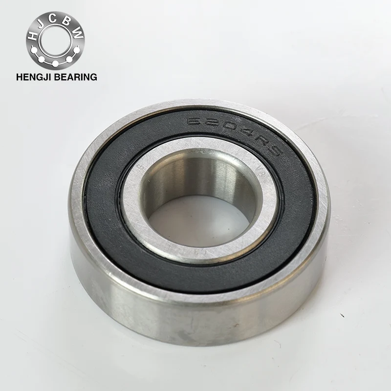 6204rs Malalim na Groove Ball Bearings na may isang Snap Ring Groove